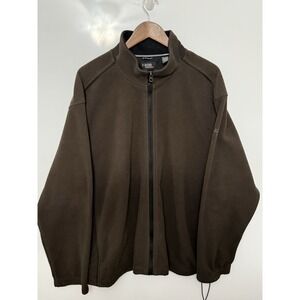 Izod Advantage Performance Natural Stretch Jacket Zipper Fleece Soft Men's XXL